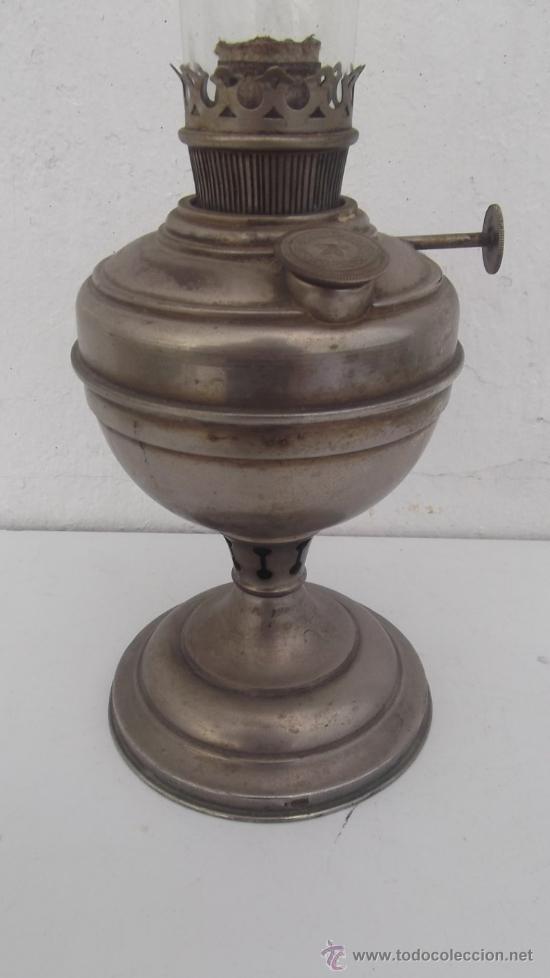 Antig&uuml;edades: lampara candil cromado - Foto 2