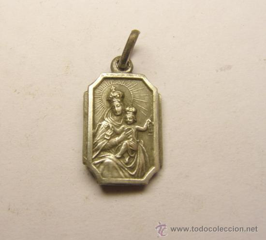 Antig&uuml;edades: Medalla religiosa de la Virgen. - Foto 2