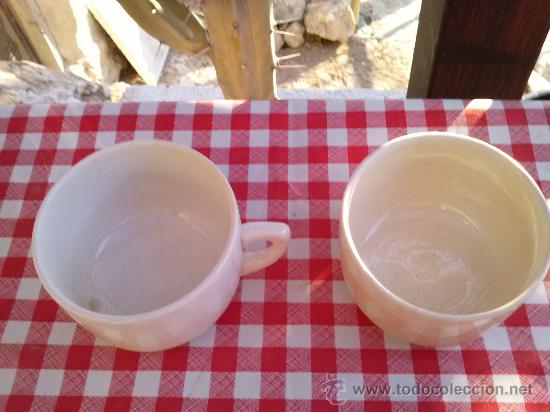 Antig&uuml;edades: dos antiguas tazas de cafe. - Foto 2