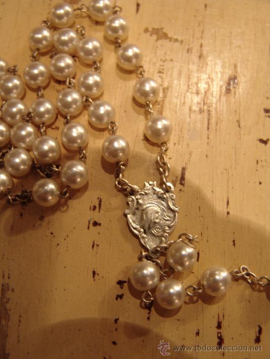 Antig&uuml;edades: ROSARIO CON CRUZ DE N&Aacute;CAR Y PLATA - Foto 3