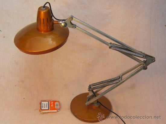 Antig&uuml;edades: LAMPARA DE MESA DE DESPACHO FASE - Foto 4