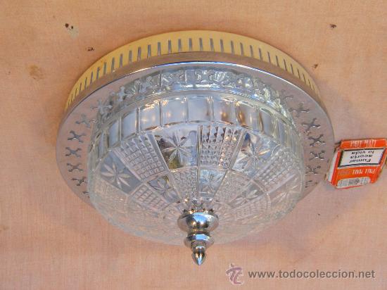 Antig&uuml;edades: LAMPARA DE TECHO PLAFON - Foto 2