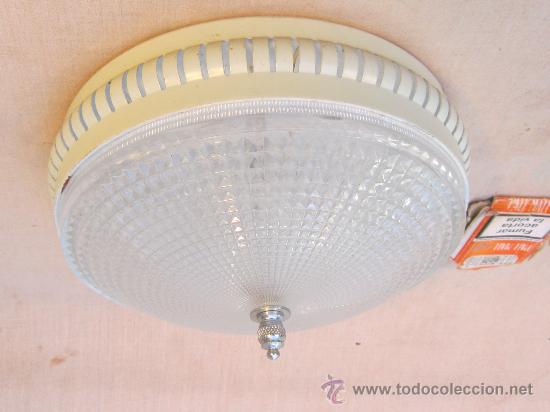 Antig&uuml;edades: LAMPARA DE TECHO PLAFON - Foto 2