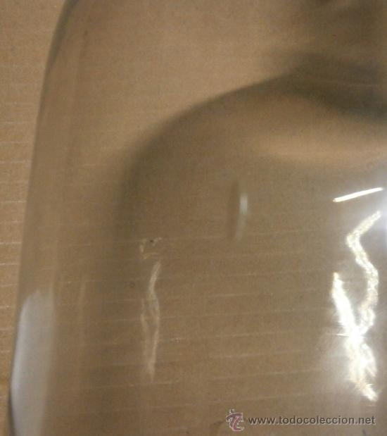 Antig&uuml;edades: Botella de vidre bufat de 39 cms de altura - Foto 5