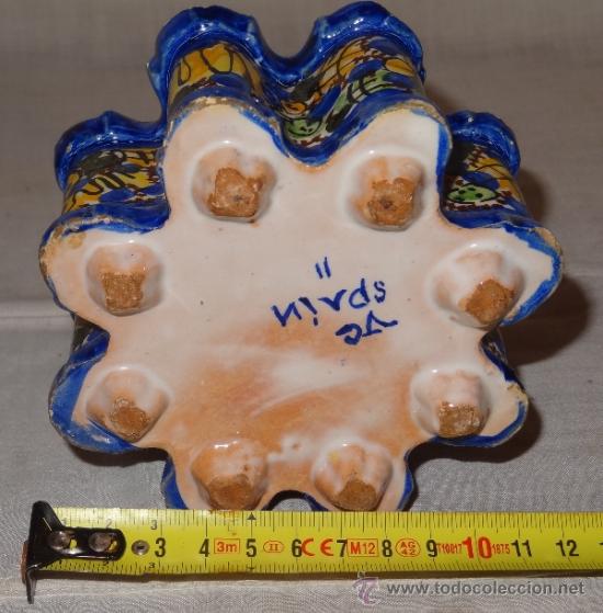Antig&uuml;edades: TINTERO DE MANISES PPIO DEL XX - Foto 2