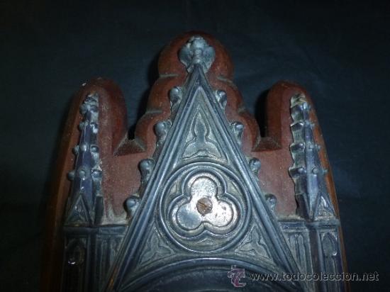 Antig&uuml;edades: sagrado corazon en metal - Foto 7