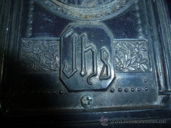 Antig&uuml;edades: sagrado corazon en metal - Foto 5