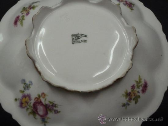 Antig&uuml;edades: FRUTERO DE PORCELANA DE LIMOGES - Foto 3