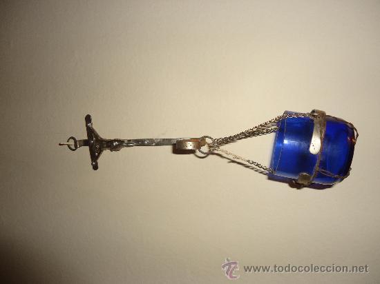Antig&uuml;edades: CRUCIFIJO PORTA VELAS - Foto 1