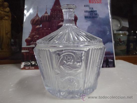 Antig&uuml;edades: ANTIGUA BOMBONERA DE CRISTAL - Foto 2