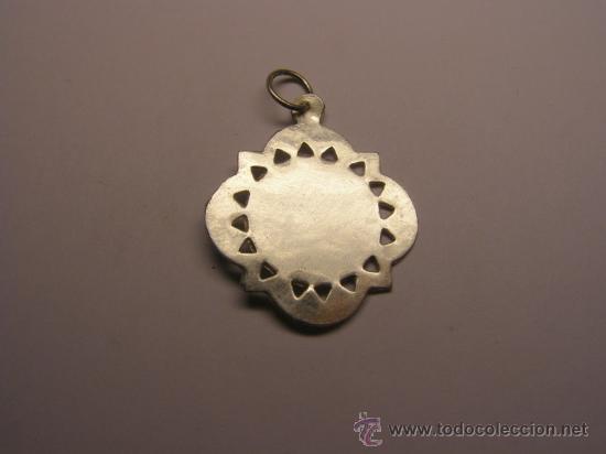 Antig&uuml;edades: Medalla religiosa de la Inmaculada Concepci&oacute;n. Plata. - Foto 2
