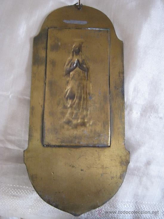 Antig&uuml;edades: ANTIGUA BENDITERA DE BRONCE  PPIO.S. XX - Foto 2