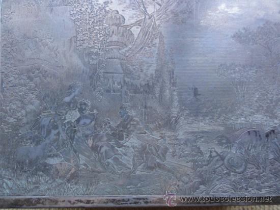Antig&uuml;edades: CAJA METAL PLATEADO - Foto 1