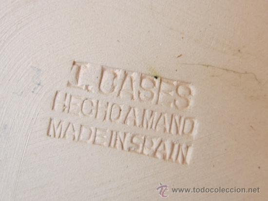 Antig&uuml;edades: CESTA CERAMICA FIRMADA - Foto 2