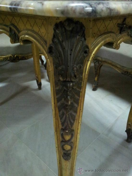 Antig&uuml;edades: Antiguo tresillo estilo Luis XV - Foto 7