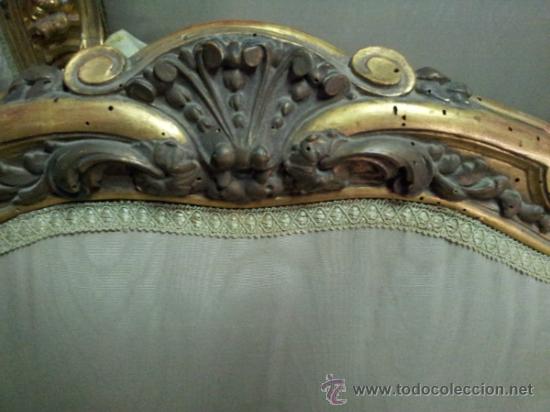 Antig&uuml;edades: Antiguo tresillo estilo Luis XV - Foto 14