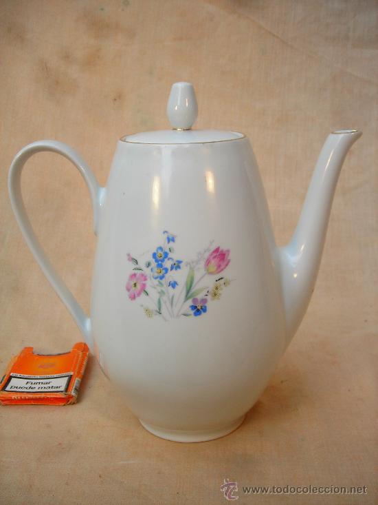 Antig&uuml;edades: CAFETERA EN PORCELANA MADE IN GERMANY - Foto 1