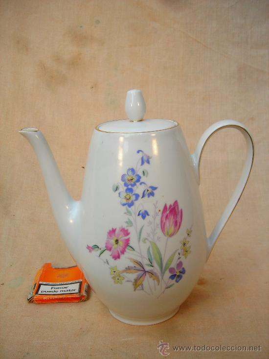 Antig&uuml;edades: CAFETERA EN PORCELANA MADE IN GERMANY - Foto 3