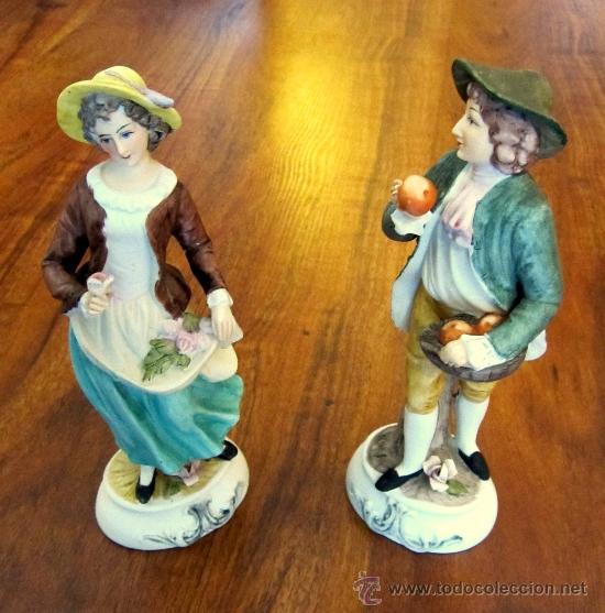 Antig&uuml;edades: PRECIOSA PAREJA DE FIGURAS - Foto 2