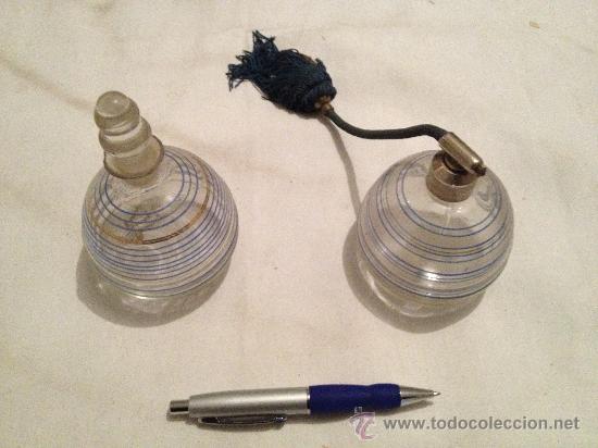 Antig&uuml;edades: LOTE DE 2 ANTIGUOS PERFUMEROS - Foto 1