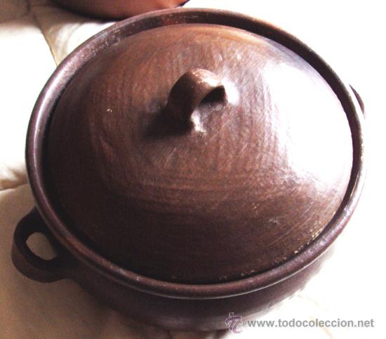 Antig&uuml;edades: Decoracion Vasija de barro en claro 28cm - Foto 1