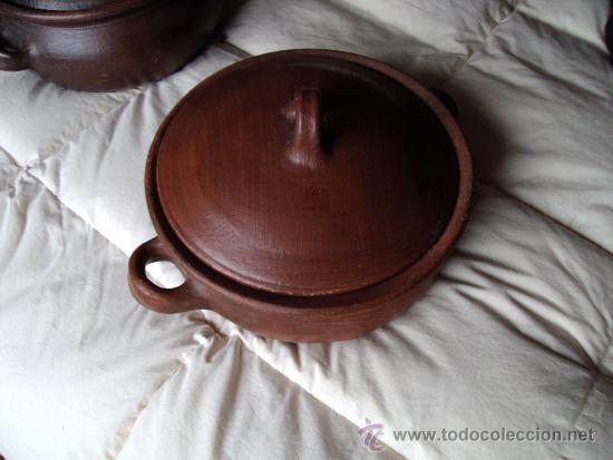 Antig&uuml;edades: Decoracion Vasija de barro en claro 28cm - Foto 3