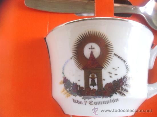Antig&uuml;edades: antiguo juego de comunion - Foto 2