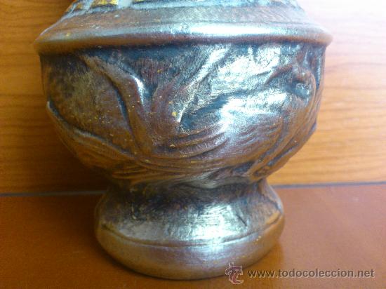 Antig&uuml;edades: Antiguo jarron metalizado - Foto 6