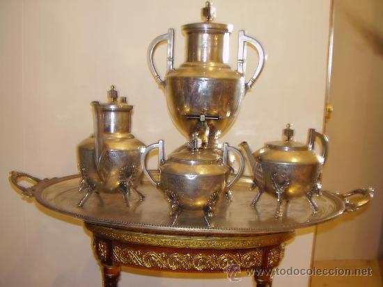 Antig&uuml;edades: Juego de caf&eacute;,Inglaterra Art-Dec&oacute; - Foto 2