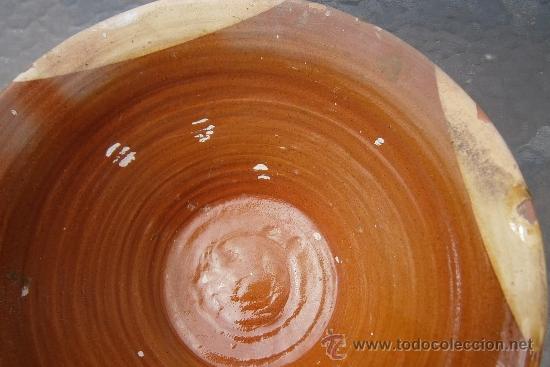 Antig&uuml;edades: Lebrillo de 34 cms. de di&aacute;metro y 16 cms. de alto - Foto 3