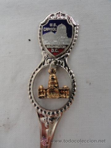 Antig&uuml;edades: LOTE DE 5 CUCHARAS DE COLECCI&Oacute;N. - Foto 5