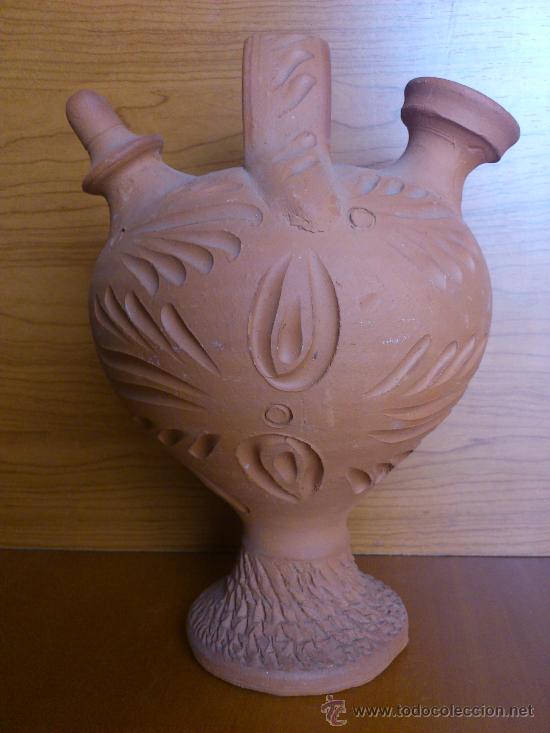 Antig&uuml;edades: Antiguo botijo en terracota . - Foto 16