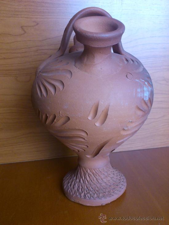 Antig&uuml;edades: Antiguo botijo en terracota . - Foto 4