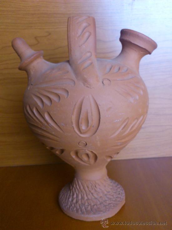 Antig&uuml;edades: Antiguo botijo en terracota . - Foto 15