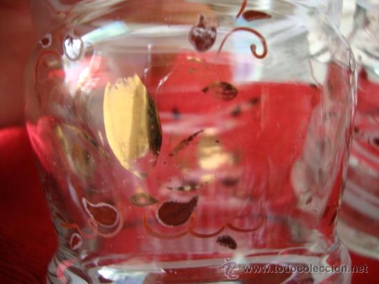 Antig&uuml;edades: SEIS VASOS CON DIBUJO DORADO - Foto 3