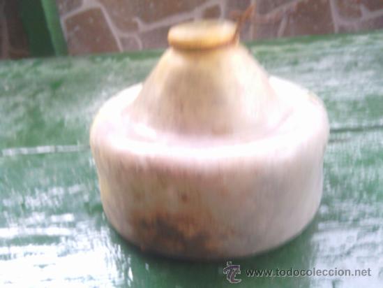Antig&uuml;edades: antigua atrapamoscas en cristal - Foto 1
