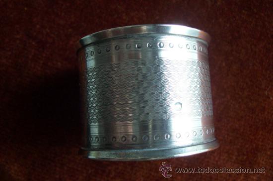 Antig&uuml;edades: Servilletero de plata - Foto 1