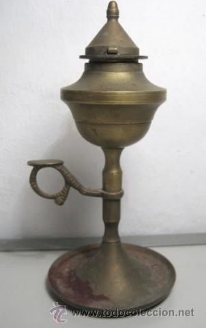 Antig&uuml;edades: Lampara de Aceite candil - Foto 5