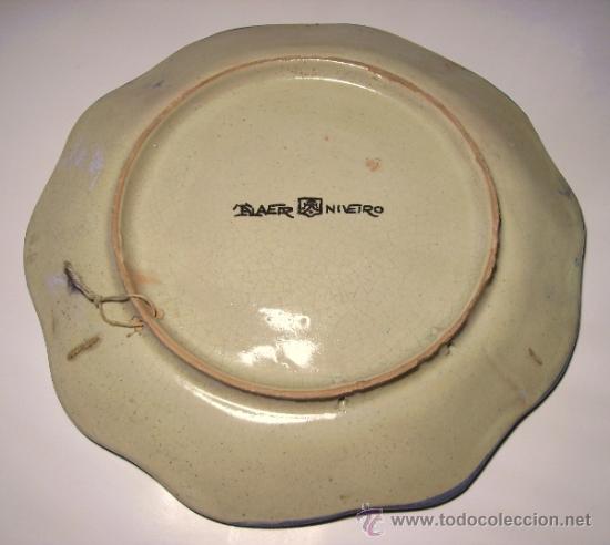 Antig&uuml;edades: PLATO DE TALAVERA. NIVEIRO. - Foto 2