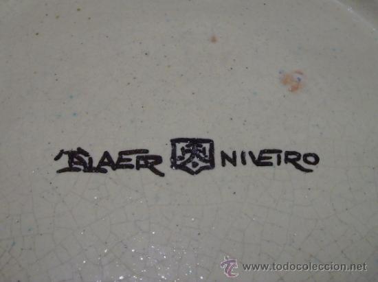 Antig&uuml;edades: PLATO DE TALAVERA. NIVEIRO. - Foto 3