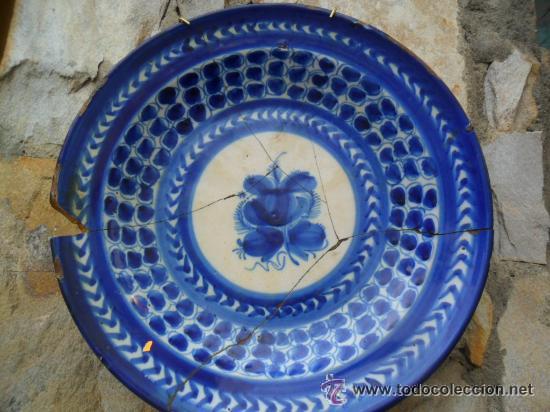 Antig&uuml;edades: PLATO DE MANISES  XIGLO XIX - Foto 3