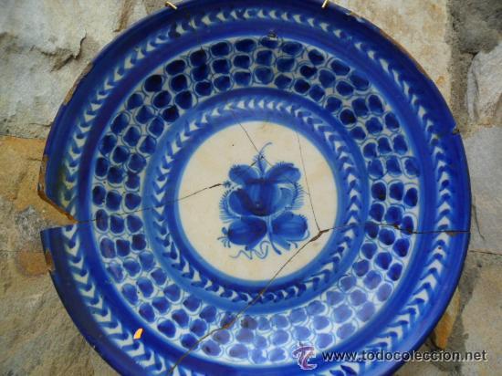 Antig&uuml;edades: PLATO DE MANISES  XIGLO XIX - Foto 4