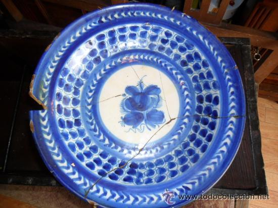 Antig&uuml;edades: PLATO DE MANISES  XIGLO XIX - Foto 5