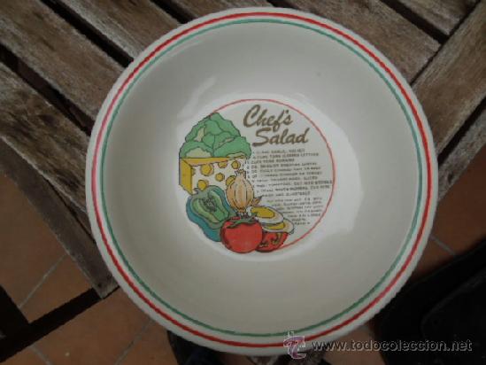 Antig&uuml;edades: ENSALADERA ANTIGUA DE PORCELANA (E3) - Foto 1