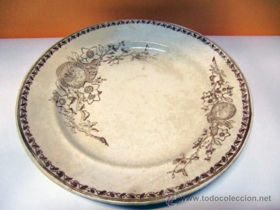 Antig&uuml;edades: PLATO DE CER&Aacute;MICA ESMALTADA - Foto 1
