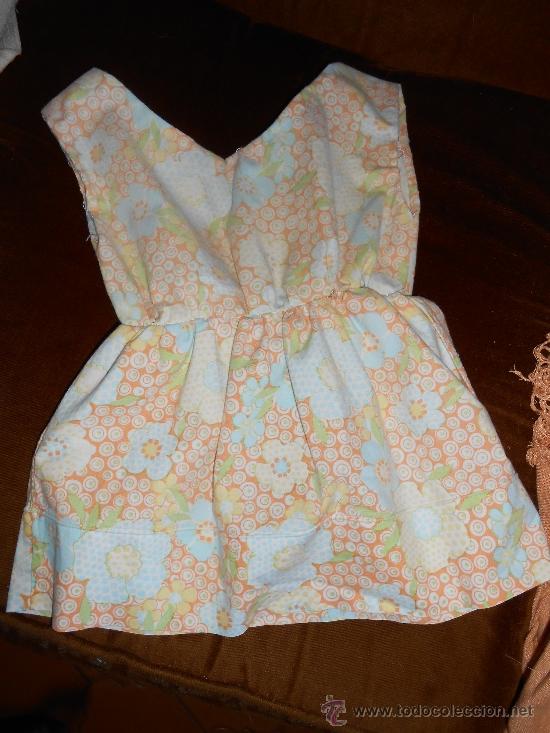 Antig&uuml;edades: VESTIDO de algod&oacute;n -a&ntilde;os 60- - Foto 2