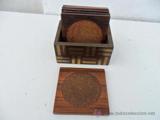 Antig&uuml;edades: portavasos de madera - Foto 2