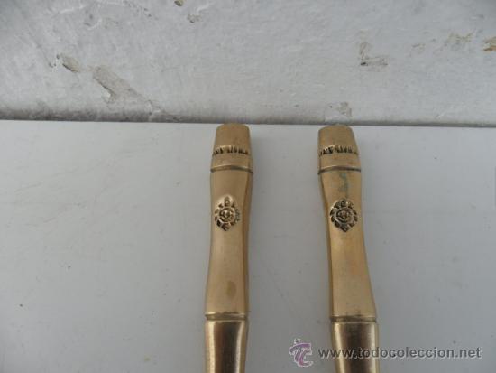 Antig&uuml;edades: 2 cuchillos  de metal tailandes - Foto 2