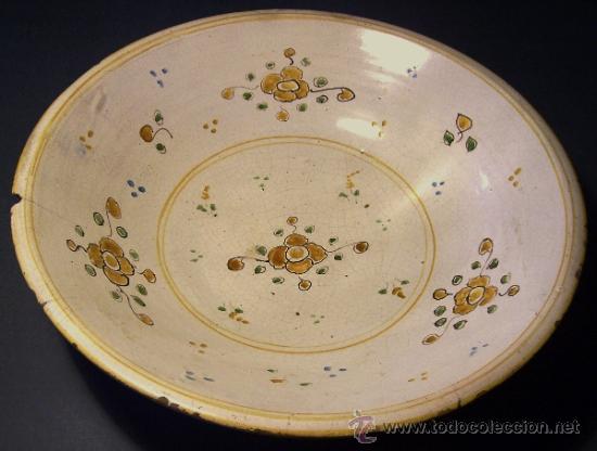 Antig&uuml;edades: CUENCO  CERAMICA  DE  TALAVERA - Foto 6