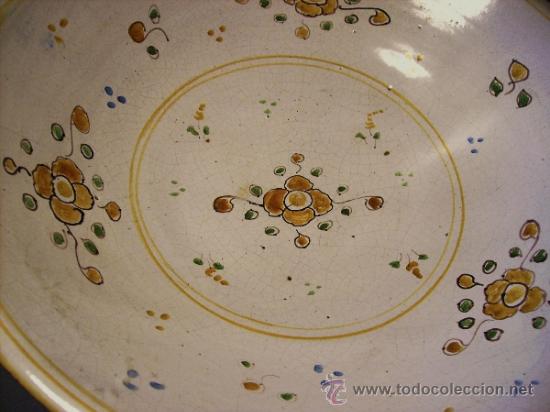Antig&uuml;edades: CUENCO  CERAMICA  DE  TALAVERA - Foto 2